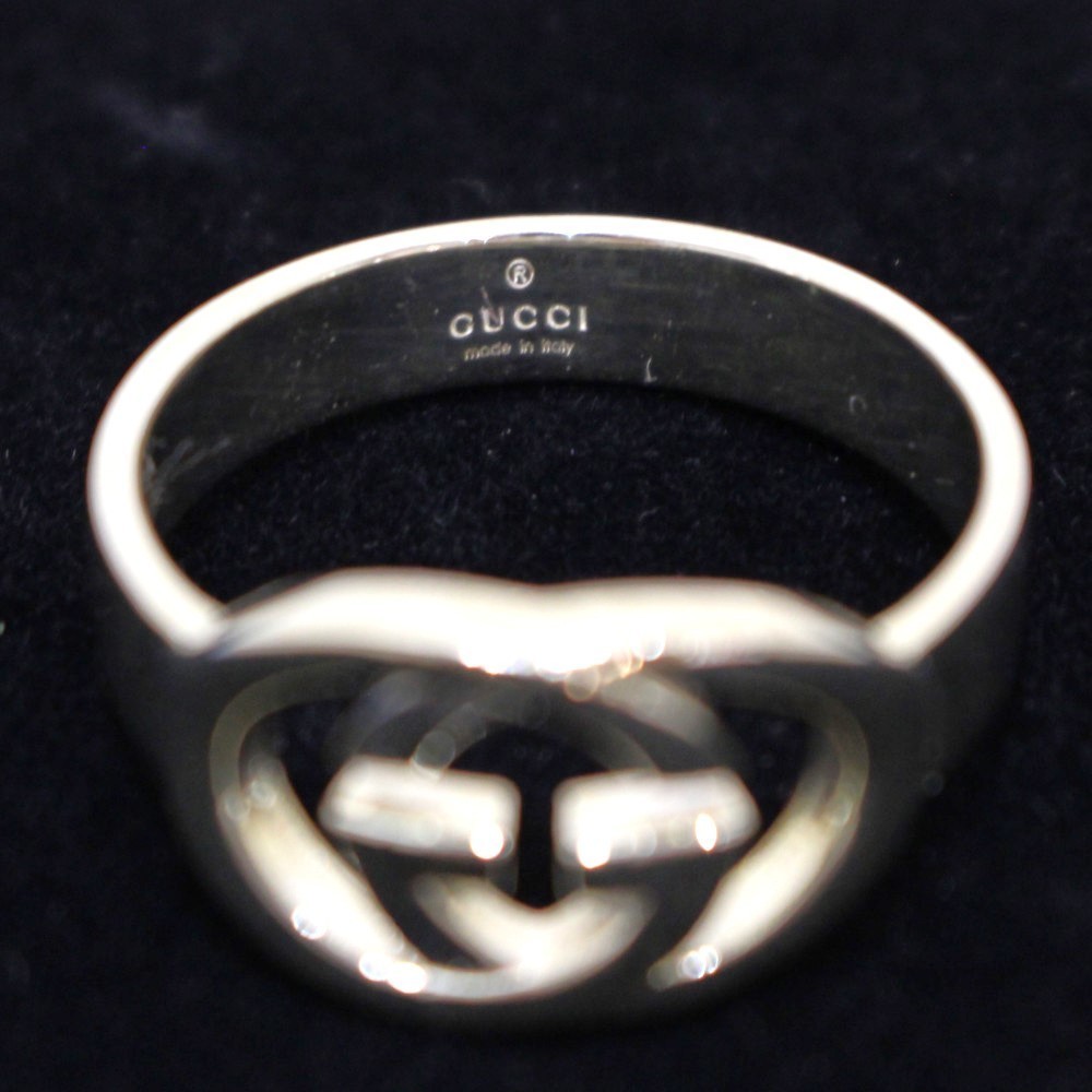 Gucci Interlocking Gg Ring Silver - image 7